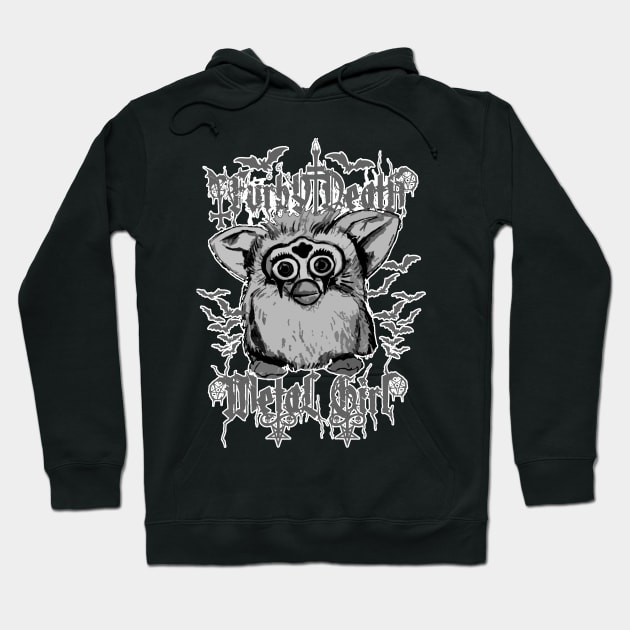 Furby metal Hoodie by sevencrow